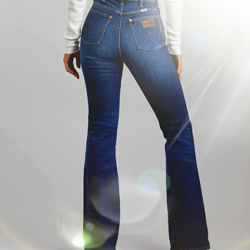 Wrangler Westward Bootcut Indigo Jeans Size 24